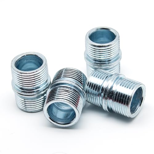 Surf Turtle 4-Pack Metal Pipe Rack Joint Connectors 1 Inch/25.4mm, 1.3 x 0.9 x 0.9 inches