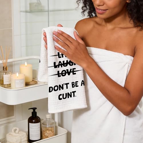 Funny Kitchen Towel - Don't Be Cunt | 16x24 Inch Microfiber