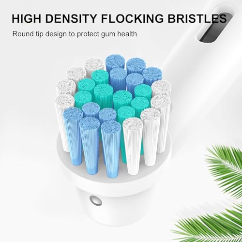 SetSail Replacement Toothbrush Heads for Oral B 4-Pack Soft Dupont Bristles