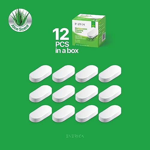 Multipurpose Eco-Friendly Cleaning Tablets - Aloe Scented, 12 Pack
