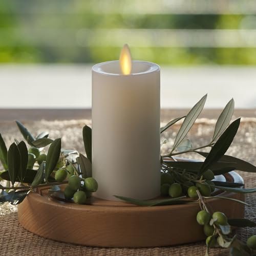 Luminara Slim Flameless LED Candle 2 x 4.25 Inches White with Timer
