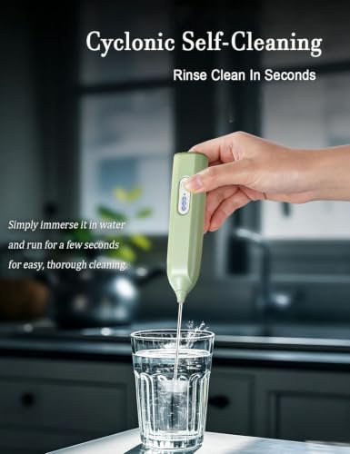 Electric Matcha Whisk & Milk Frother - Rechargeable Handheld Mixer