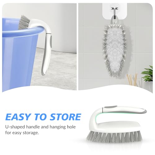 SetSail Heavy Duty Scrub Brush Set - 2 Pack with Non-Slip Grip