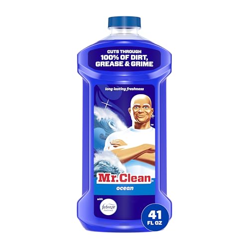 Mr. Clean All Purpose Multi-Surface Cleaner & Floor Soap, Ocean Scent, 41oz