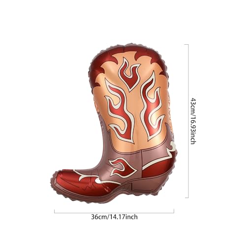 Western Party Decoration Kit - Cowboy Theme Balloons Set