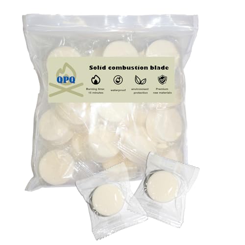 Solid Fuel Tablets for Campfire & BBQ - 20 Pcs Fire Starter
