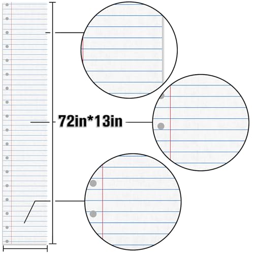 Composition Notebook Table Runner for Teacher Appreciation - 13x72in