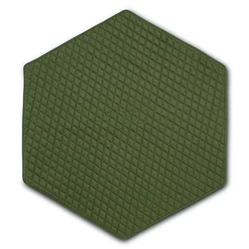 Jeep Hexagon Pop Up Play Yard with Removable Canopy | Ideal for Indoor and Outdoor Use, Olive Green
