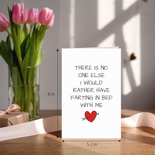 Funny Farting Birthday Card for Husband or Wife - Humorous Greeting Card