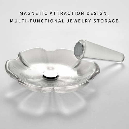K9 Crystal Ring Holder - Hexagon Jewelry Tray for Rings & Earrings