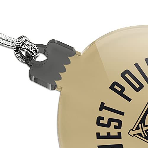 Military Academy Black Knights Acrylic Christmas Tree Ornament - Holiday Decor