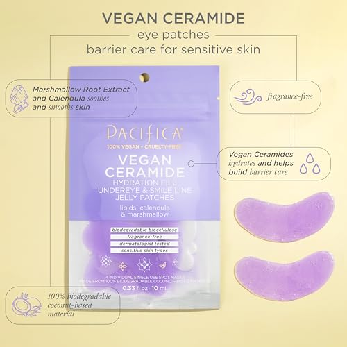 Pacifica Vegan Ceramide Hydrating Jelly Undereye & Smile Line Masks