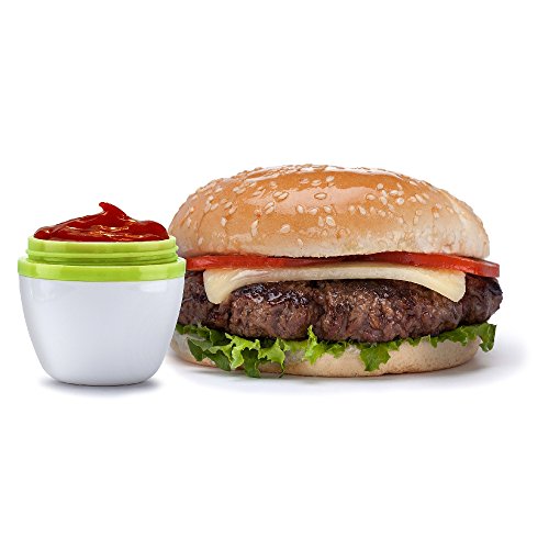 Joie Set of 3 Multicolored Sauce Bottles - BPA Free