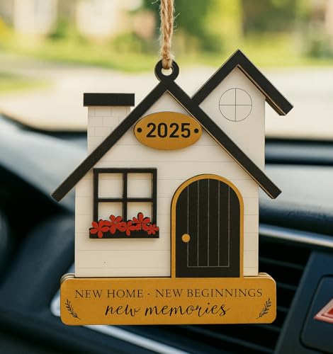 New Home Christmas Ornament 2025 – Housewarming Keepsake with Story Card