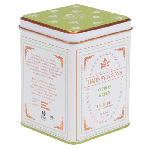 Harney & Sons Citron Green Tea - 20 Pyramid Sachets