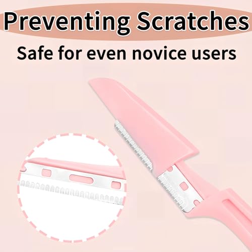 Dermaplaning Razors and Eyebrow Shaper Tool, 3-Pack Facial Hair Remover