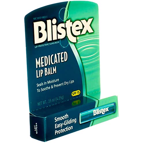 Blistex Medicated Lip Balm Stick 0.15 oz 5-Pack
