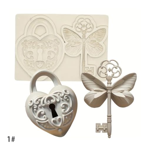4-Piece Love Swan Silicone Mold Set for Cake & Chocolate