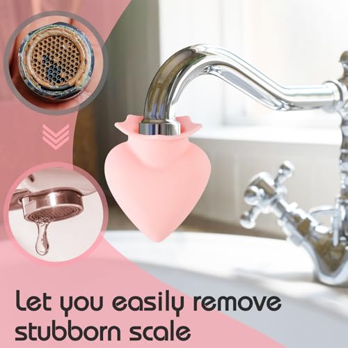 SiliFine Silicone Faucet Limescale Remover - 1.18" Neck, 2 Pack