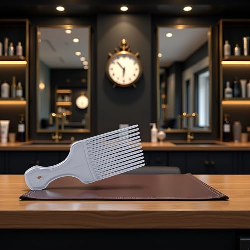 GANPUB Salon Barber Pick Comb - Dual-Purpose Hair Styling & Detangling Tool
