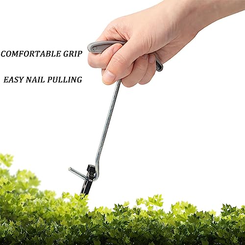 3 Pcs Outdoor Tent Peg Puller Extractor with Plastic Handles, Portable Tool for Camping and Other Outdoor Activities.