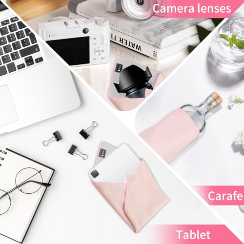 DUcare Self Adhesive Magic Makeup Bag & Camera Lens Wrap 13.5 Inch Pink