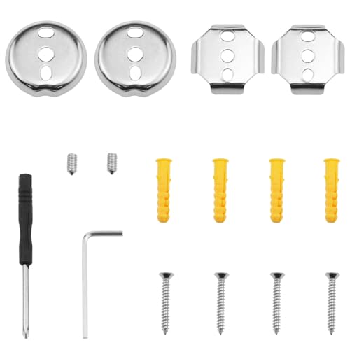 16-Piece Universal Towel Rack Replacement Parts Set for Bathroom Hardware