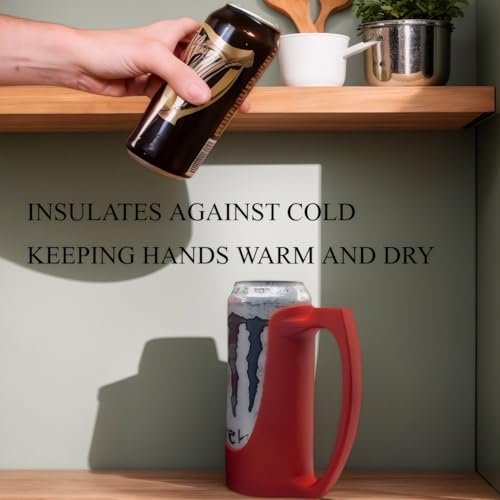 3D Printed Slim Can Holder for 12 Oz Beverages with Handle