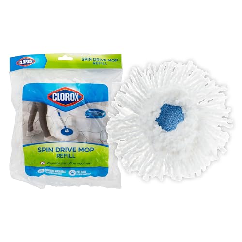 Clorox Spin Dry Mop Refill Head - 1-Pack, Machine Washable