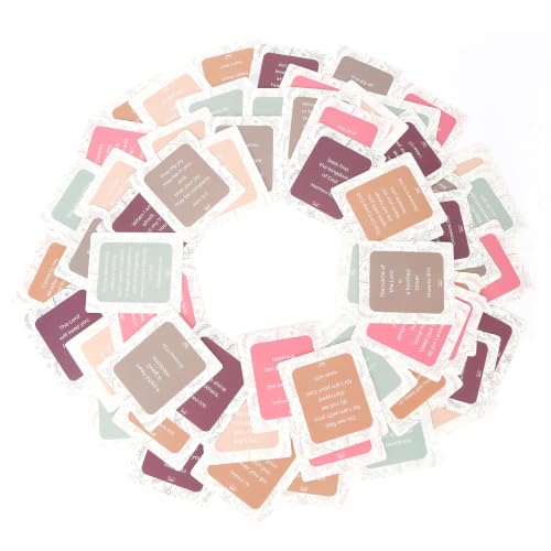 Bible Verse Cards Set - 60 Inspirational Scripture Mini Cards for Devotion & Gifting