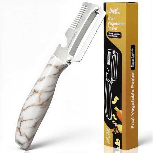 Turbo Phoenix 3-in-1 Stainless Steel Fruit and Vegetable Peeler