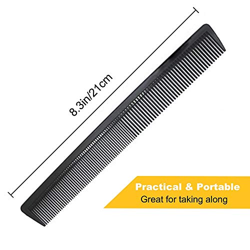 Avenoir Carbon Fiber Cutting Comb 3-Pack - Heat Resistant & Anti-Static
