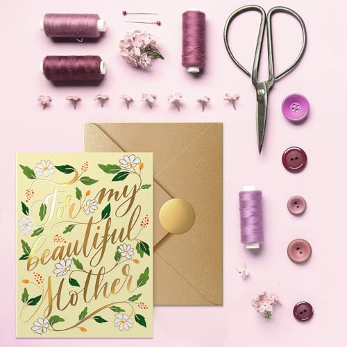 Sweetzer & Orange Premium Mother’s Day Card - 5x7” Gold Foil