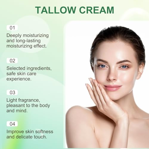 Tbexem Grass-Fed Tallow Moisturizer with Frankincense and Castor Oil