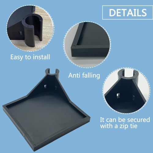 2 PCS Grow Tent Corner Shelves - Durable Black Tent Accessories