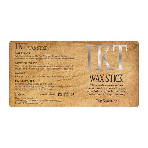 Shiyalan Hair Wax Stick, Non-Greasy Slick Hair Pomade, 2.7 Oz