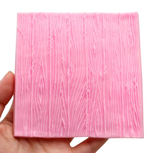 Wood Grain Tree Bark Silicone Mold for Cake Decorating