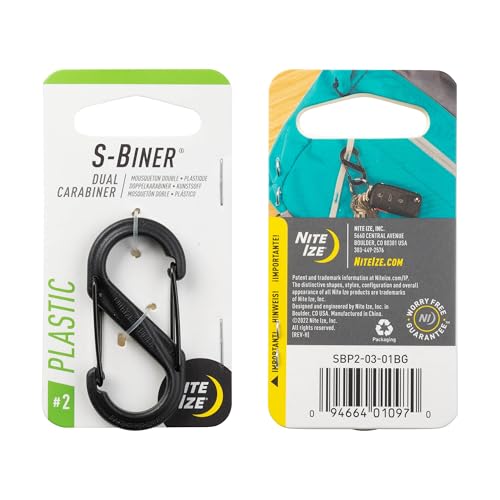 Nite Ize S-Biner Dual Plastic Carabiner - Strong & Versatile