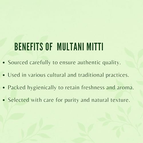 AYURVEDASHREE Pure Fuller's Earth Clay Multani Mitti Powder 50g