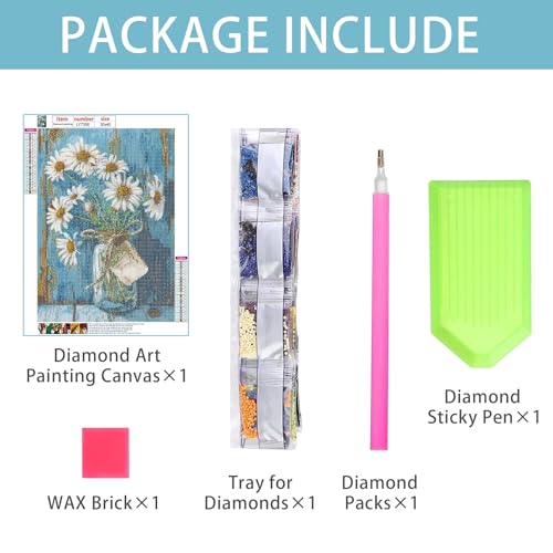 5D DIY Christmas Diamond Painting Kit - Santa Claus Art 12x16"