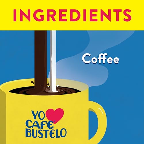 Café Bustelo Espresso Style Dark Roast Ground Coffee, 10 Oz. Can
