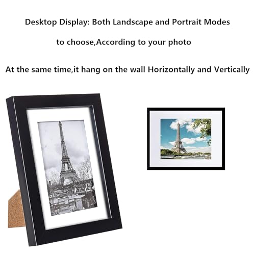 THIDARGO Modern 4x6 Picture Frame - Vertical/Horizontal Display