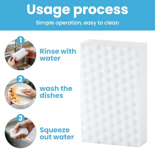 20 Pack Compressed Magic Eraser Sponges - Multi-Surface Cleaning