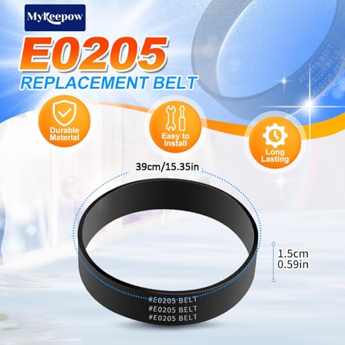 E0205 Replacement Vacuum Belt for Eureka PowerSpeed - 5 Pack