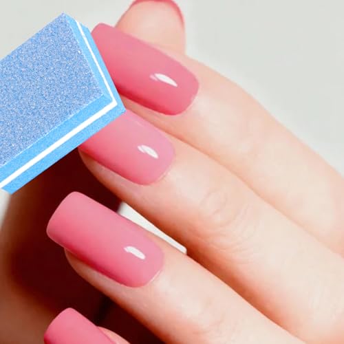 Caiqicome 50-Pack Nail Buffer Blocks 100/180 Grit for Acrylic and Natural Nails