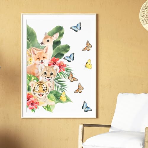 Forest Animals Furniture Decals - Removable Vinyl Stickers Set