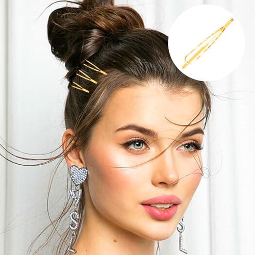 CUBACO 18 PCS Gold Hair Pins Vintage Pearl Hair Clips & Barrettes