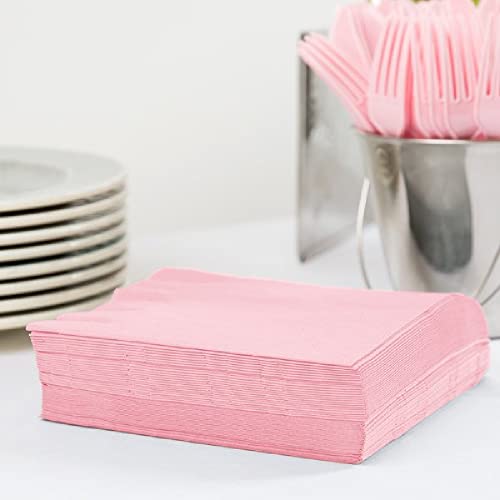 Creative Converting Classic Pink Lunch Napkins, 20 Count