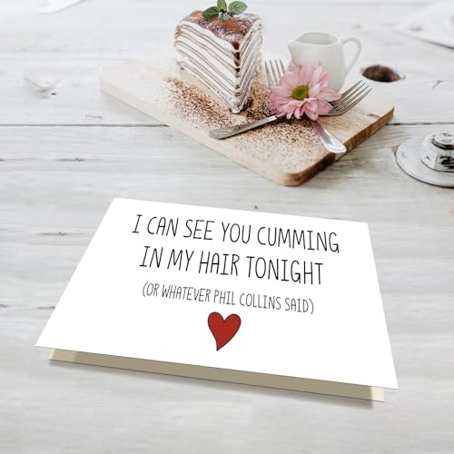 Funny Dirty Anniversary Card for Him - Raunchy Valentine's Day Gift
