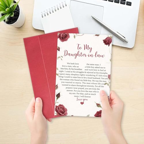 Heartfelt Thank You Card for Daughter-in-Law - Wedding Gift